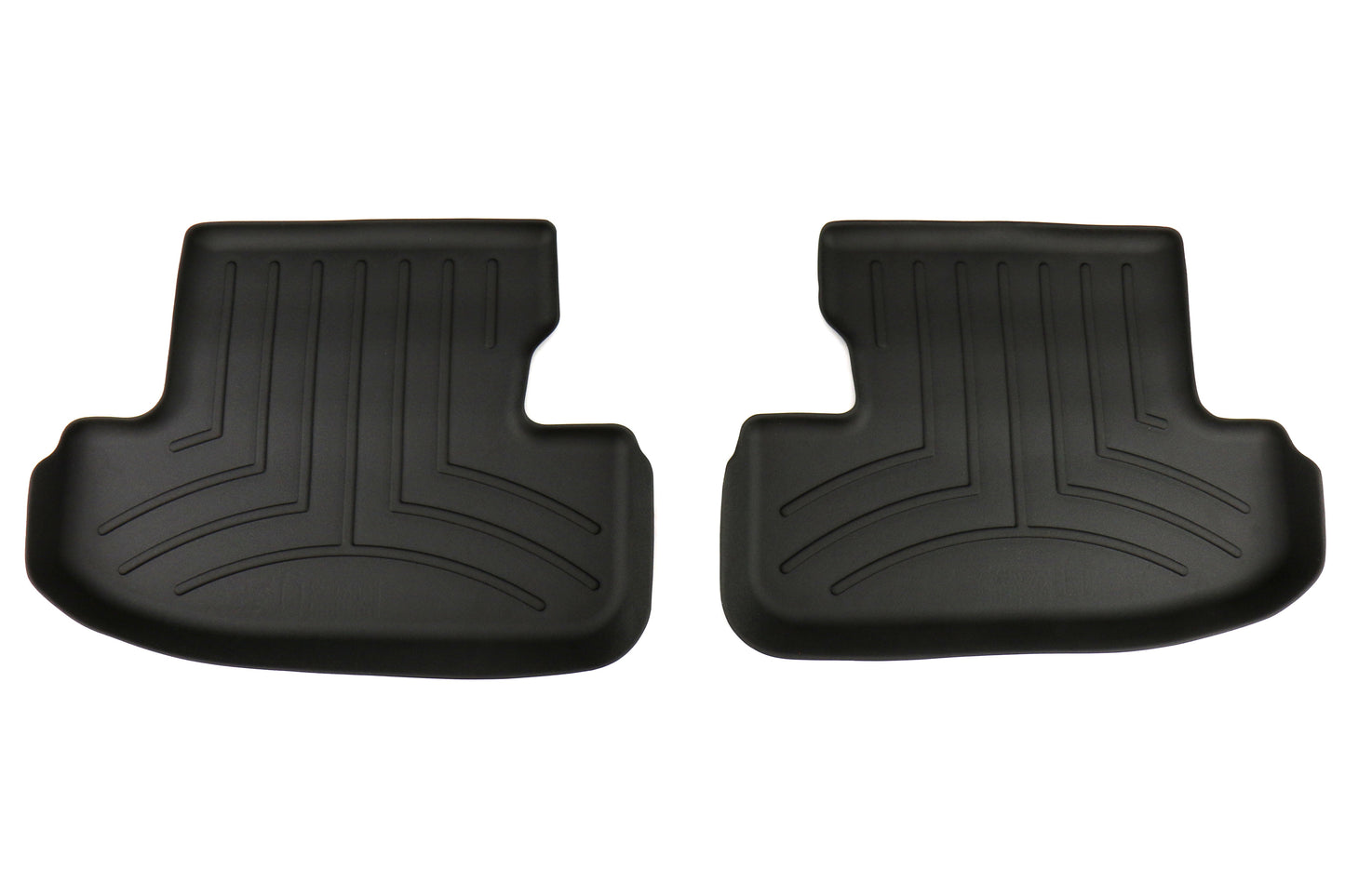 Weathertech Rear Floorliner Set Black - 2015-2017 Ford Mustang