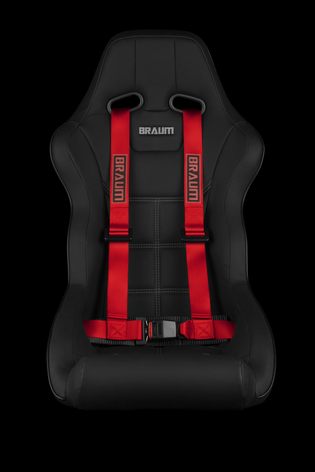 Braum 4 Point 2inch Racing Harness Red - Universal