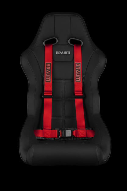 Braum 4 Point 2inch Racing Harness Red - Universal