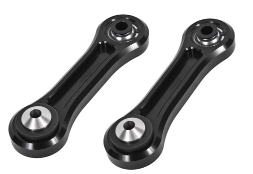 BMR 15-17 S550 Mustang Rear Lower Control Arms Vertical Link (Delrin/Bearing) - Black