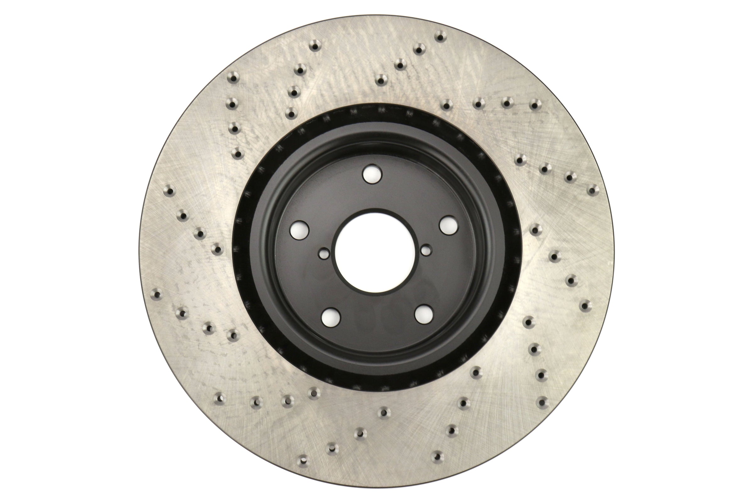 Stoptech Cross Drilled Sport Rotors and PosiQuiet Semi-Metallic Brake Pads - 2005-2017 Subaru STI