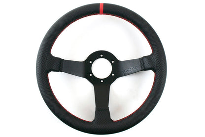 Sparco Champion Limited Edition Steering Wheel Black Leather - Universal