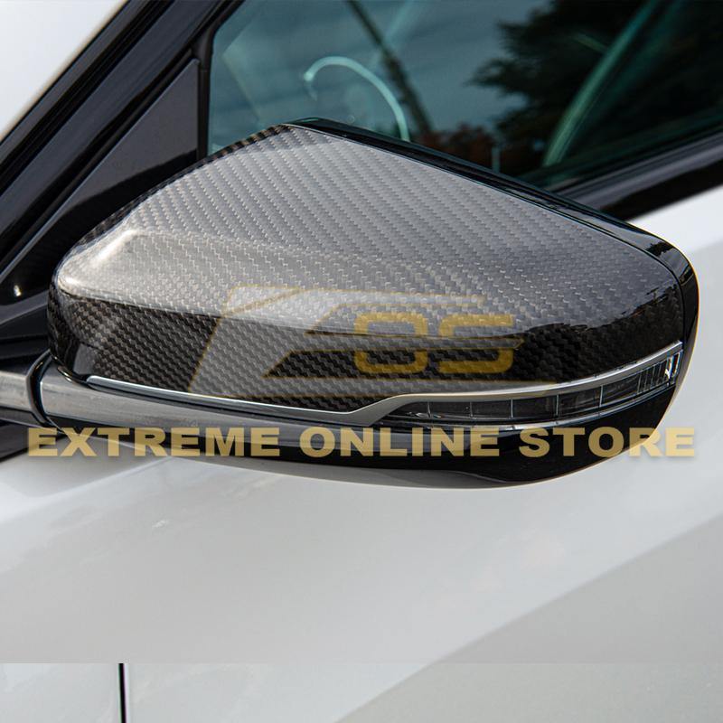 2020-25 Cadillac CT5 DRY Carbon Fiber Mirror Covers
