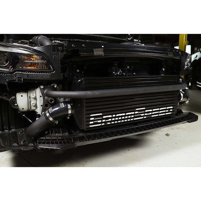 GrimmSpeed Front Mount Intercooler Kit Black Core w/ Black Piping - 2015-2021 Subaru WRX / STI