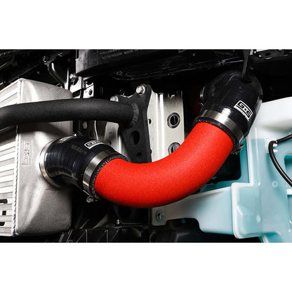 GrimmSpeed Front Mount Intercooler Kit Silver Core w/ Red Piping - 2015-2021 Subaru WRX