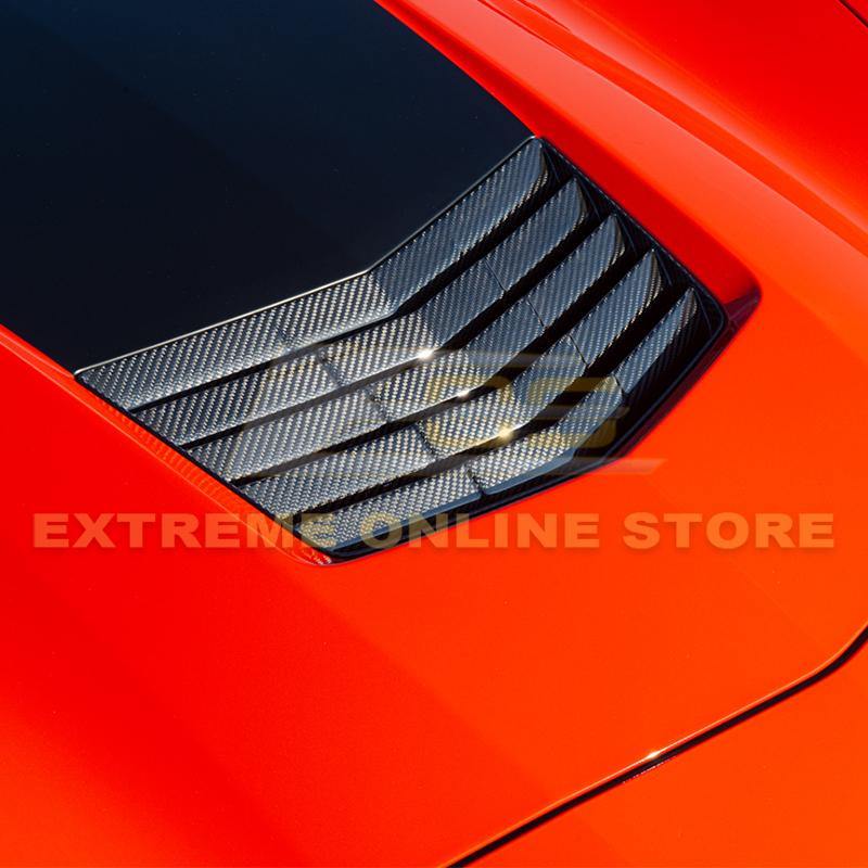 Corvette C7 Stingray / Grand Sport DRY CARBON FIBER Hood Vent