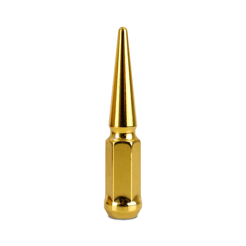Mishimoto Steel Spiked Lug Nuts M12x1.5 20pc Set - Gold (MMLG-SP1215-20GD)
