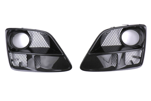 Seibon Carbon Fiber Fog Light Surrounds - 2015-2021 Subaru WRX/STI