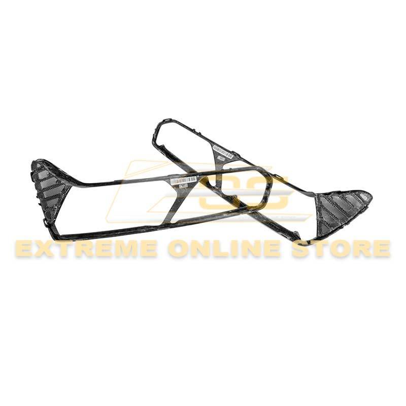 Corvette C7 DRY CARBON FIBER Rear Tail Light Bezels