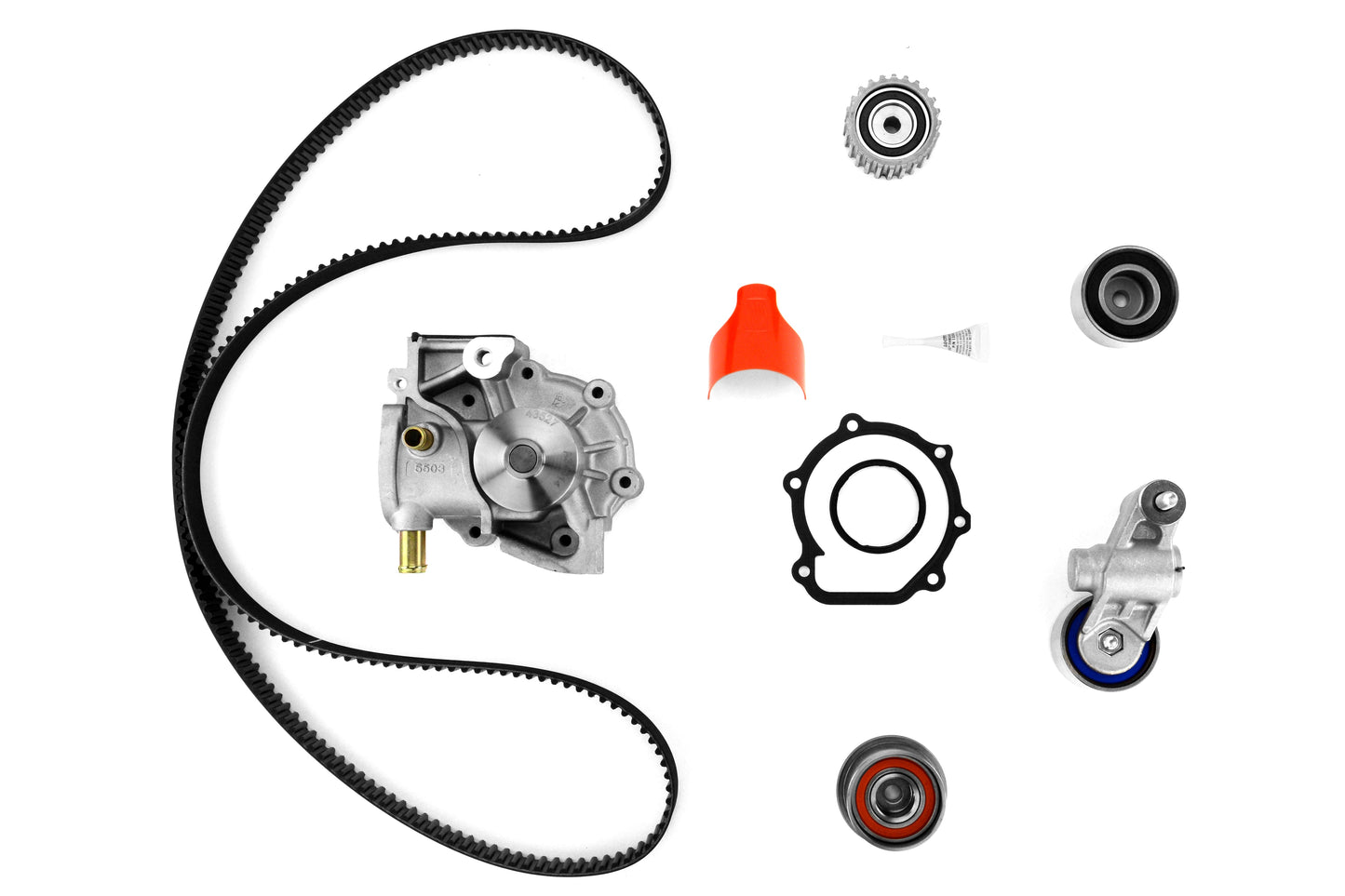 Gates Timing Belt Kit w/ Water Pump w/ Automatic Transmission - 2002-2005 Subaru Forester