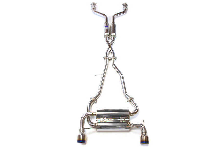 Invidia Gemini Cat Back Exhaust - Titanium Tips - 2003-2009 Nissan 350Z