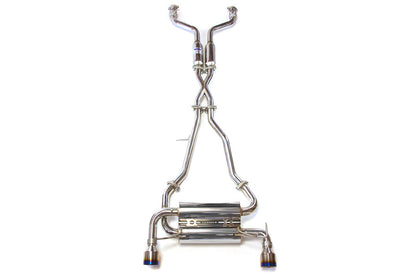Invidia Gemini Cat Back Exhaust - Titanium Tips - 2003-2009 Nissan 350Z