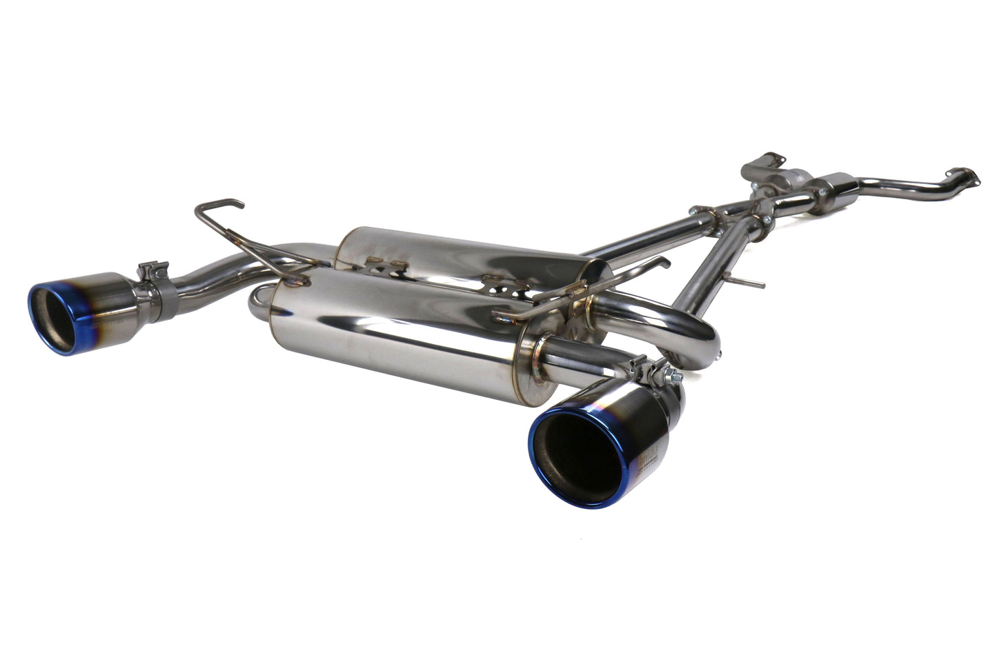 Invidia Gemini Cat Back Exhaust Rolled - Titanium Tips - 2008-2014 Infiniti G37 (Coupe Models Only)