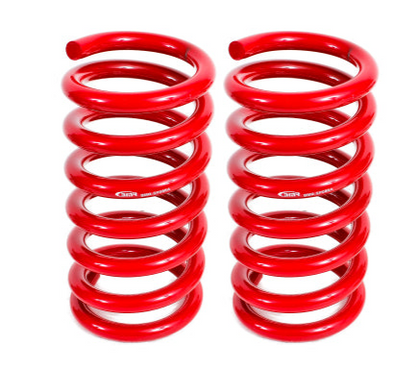 BMR 15-17 S550 Mustang Rear Drag Version Lowering Springs - Red