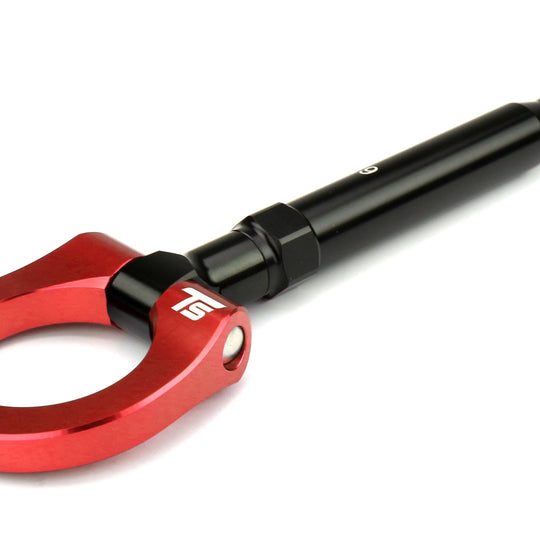 Torque Solution Rear Tow Hook Red - Scion FR-S 2013-2016 / Subaru BRZ 2013+ / Toyota 86 2017+