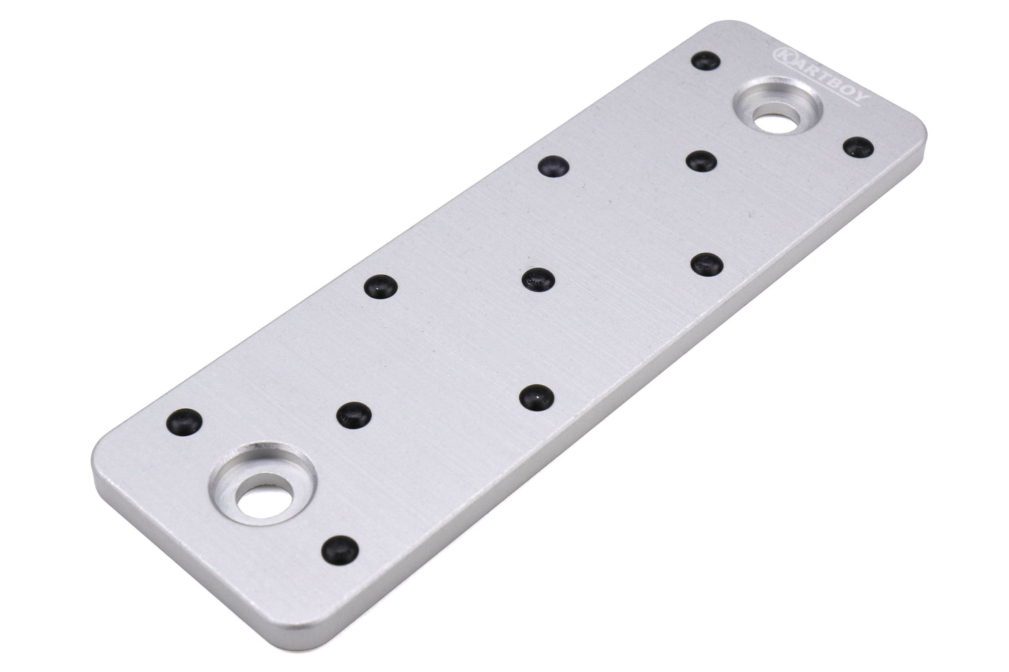 Kartboy CNC Aluminum Dead Pedal Silver - Subaru Models