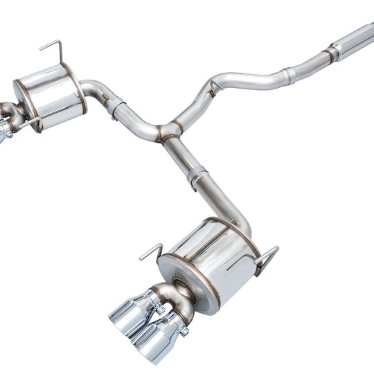 AWE Touring Edition Exhaust - Chrome Silver - 2022-2024 Subaru WRX