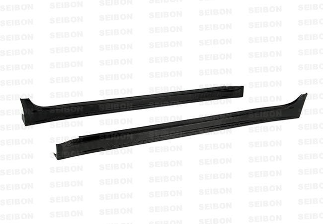 Seibon Carbon Fiber VR Style Side Skirts - 2008-2015 Mitsubishi Evo X