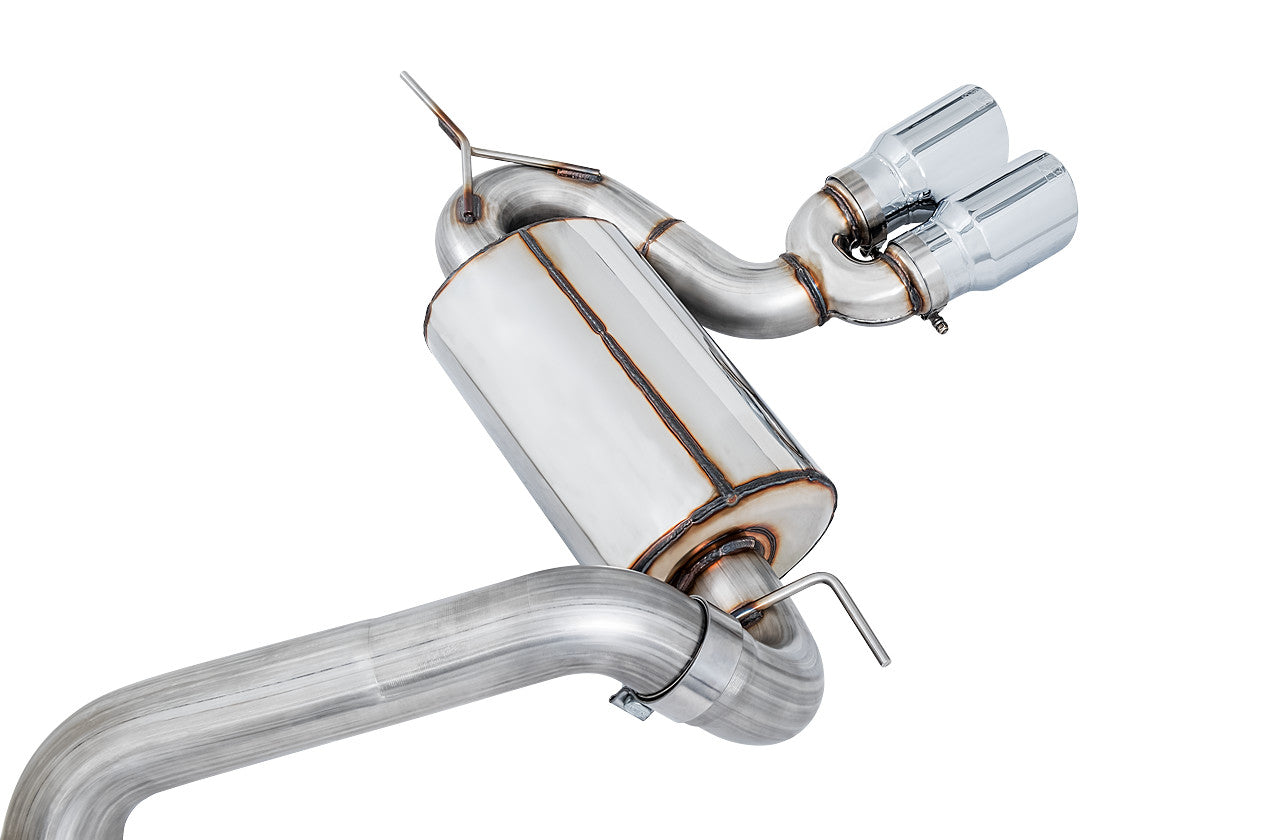 AWE Touring Edition Resonated Cat-Back Exhaust (Chrome Silver Tips) - 2013-2018 Ford Focus ST