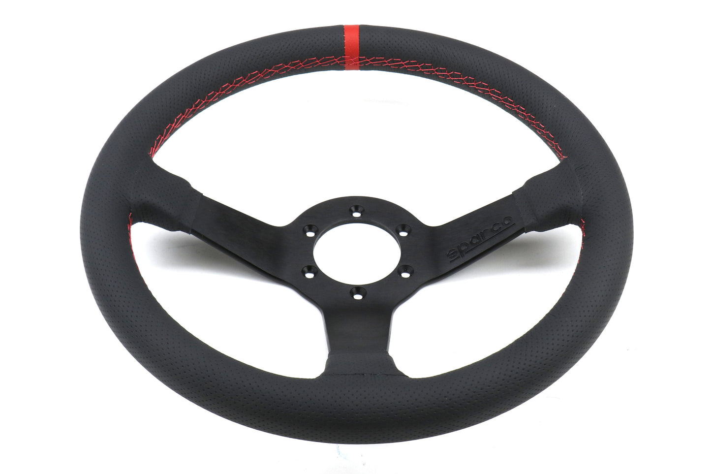 Sparco Champion Limited Edition Steering Wheel Black Leather - Universal