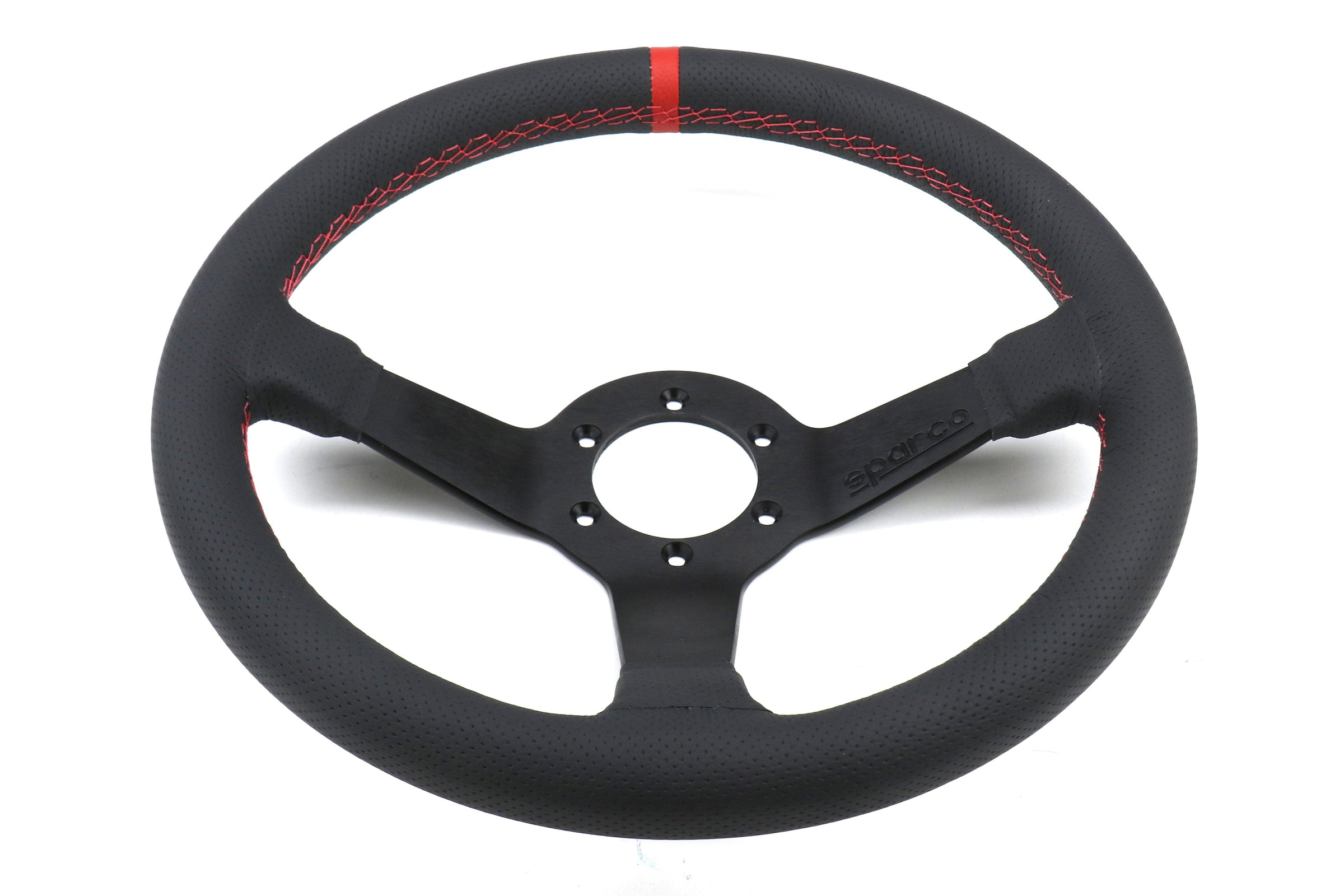 Sparco Champion Limited Edition Steering Wheel Black Leather - Universal