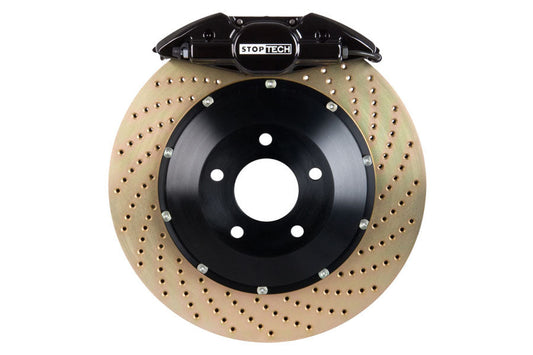 Stoptech ST-22 Big Brake Kit Rear 328mm Black Zinc Drilled Rotor - 1998-2001 Subaru Impreza 2.5RS