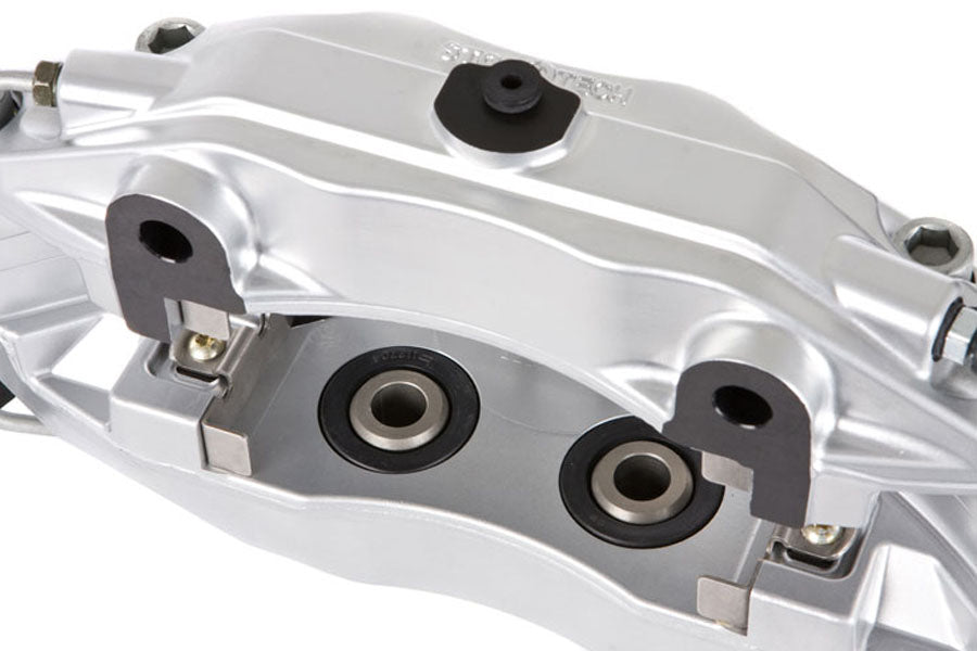 Stoptech ST-40 Big Brake Kit Front 328mm Silver Slotted Rotors - 2008-2014 Subaru WRX