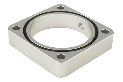 Torque Solution 19mm Throttle Body Spacer Silver - 2013-2021 Scion FR-S / Subaru BRZ / Toyota 86