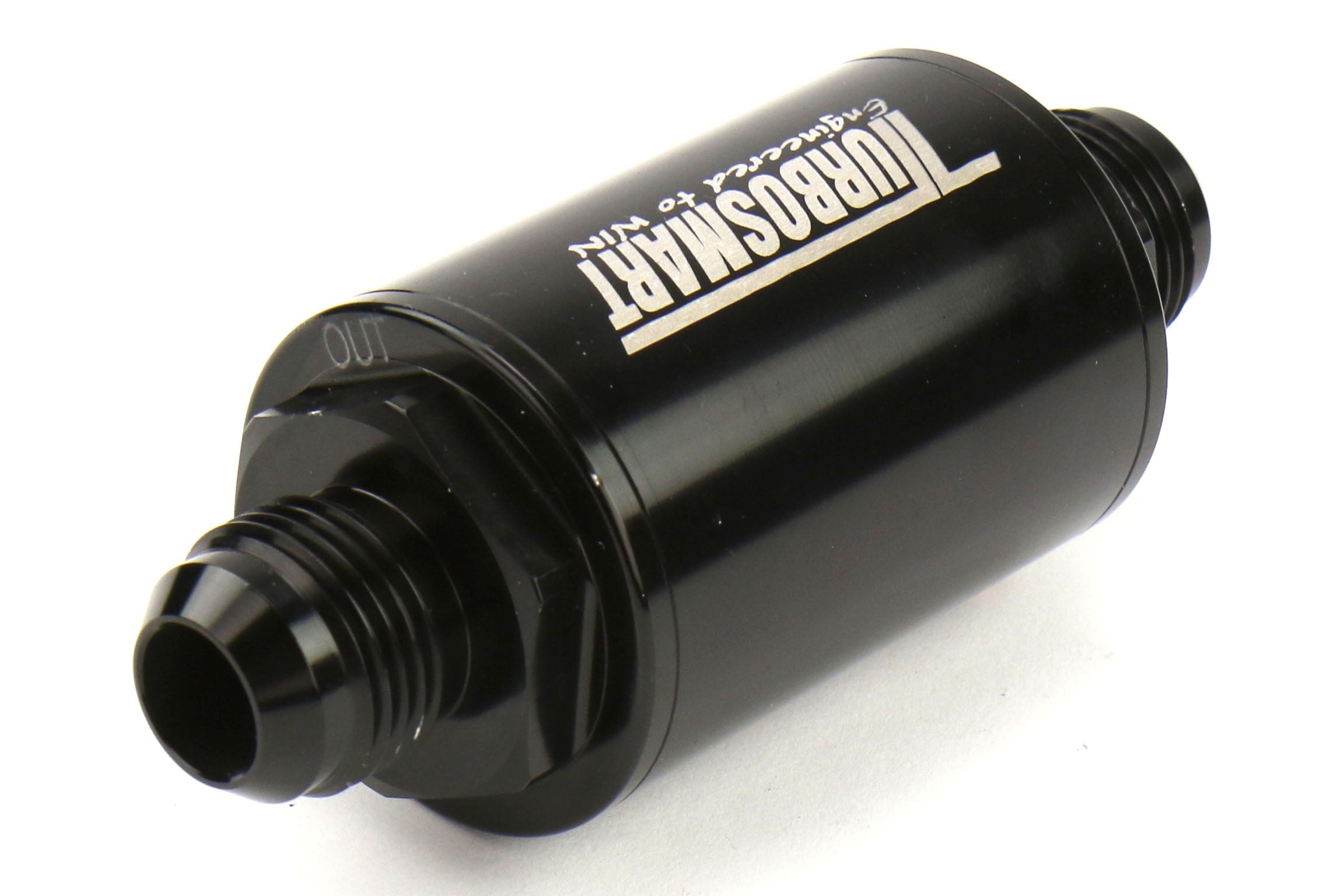 Turbosmart FPR 10um Billet Fuel Filter (10AN / Black) - Universal