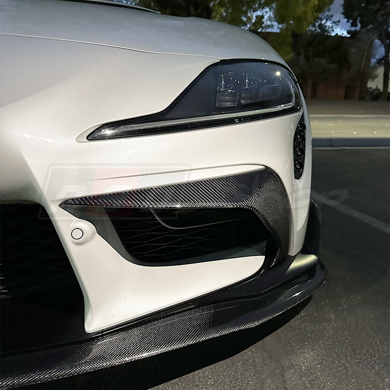 A90 Shop - Carbon Fiber Front Bumper Air Diverters | MKV A90 Supra