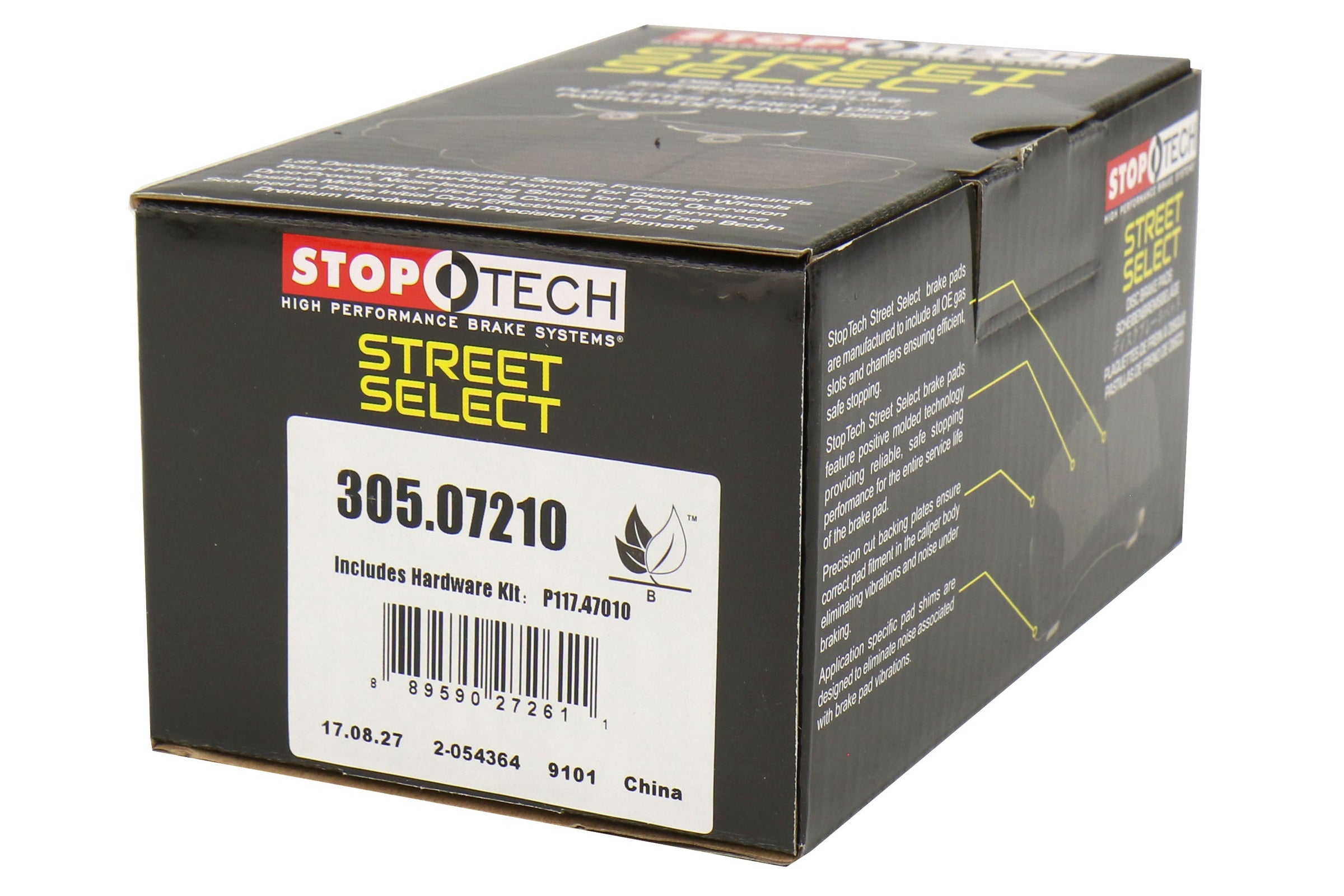 Stoptech Street Select Front Brake Pads - Subaru Models (inc. 2002 WRX / 1999-2001 2.5RS)