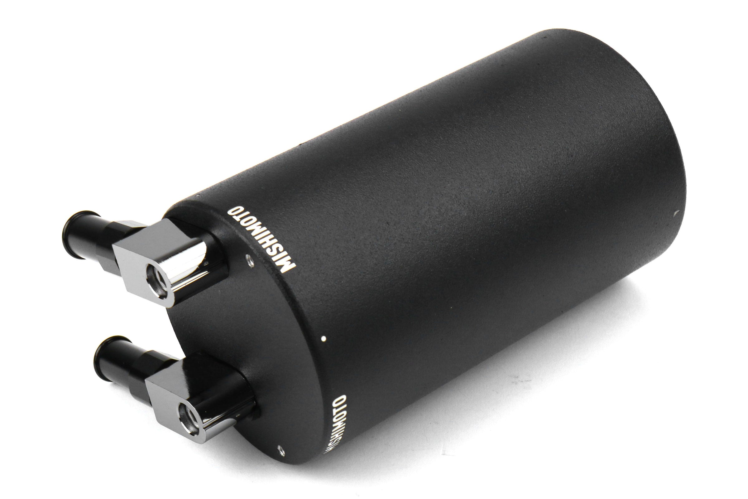 Mishimoto Aluminum Oil Catch Can Wrinkle Black - Universal