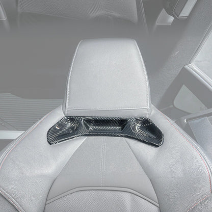 2020-Up Toyota Supra Carbon Fiber Seat Chrome Delete Cover