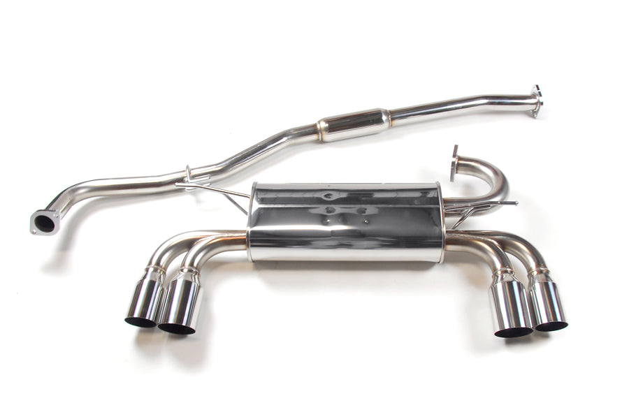 HKS Legamax Premium Exhaust Rear Section & Center Pipe Set - 2011 Hyundai Genesis Coupe 2.0T