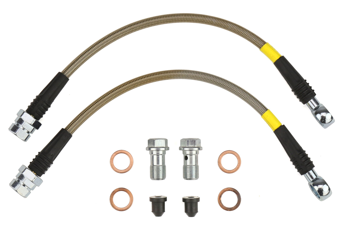 Stoptech Stainless Steel Brake Lines Rear - 2015-2019 Volkswagen GTI Non-PP
