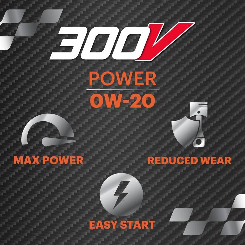 Motul 300V POWER 0W-20 Motor Oil (2 Liter) - Universal