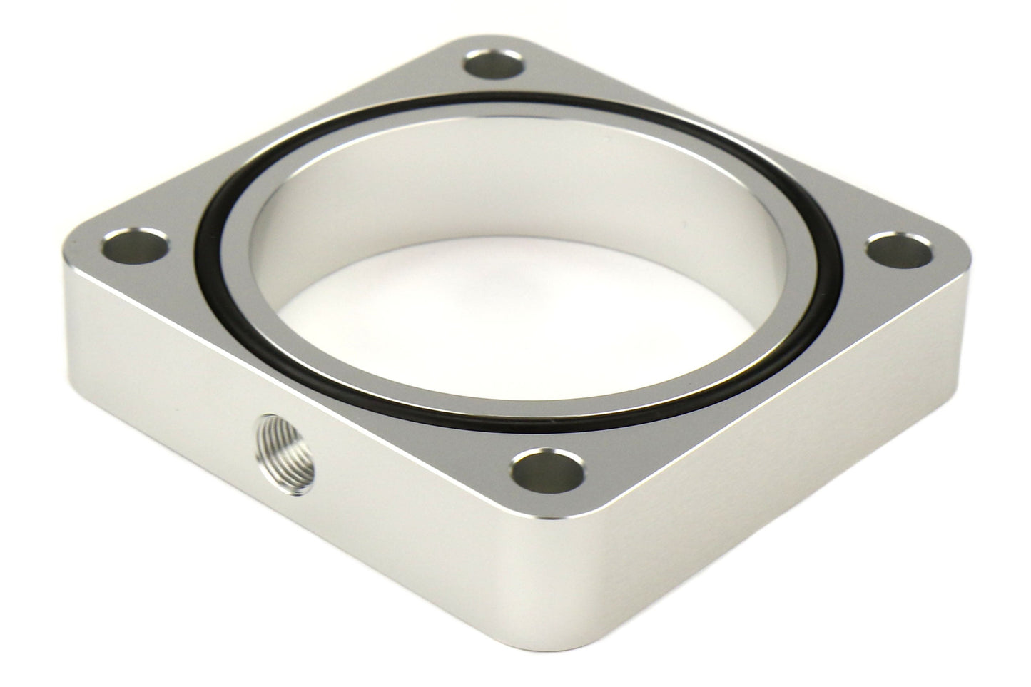 Torque Solution 19mm Throttle Body Spacer Silver - 2013-2021 Scion FR-S / Subaru BRZ / Toyota 86