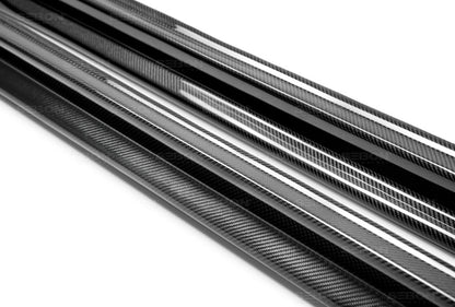 Seibon Carbon Fiber CW Style Side Skirts - 2006-2007 Subaru WRX / STI
