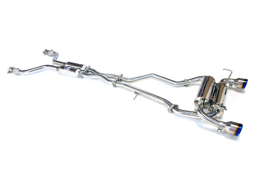 Invidia Gemini Cat Back Exhaust - Titanium Tips - 2003-2009 Nissan 350Z