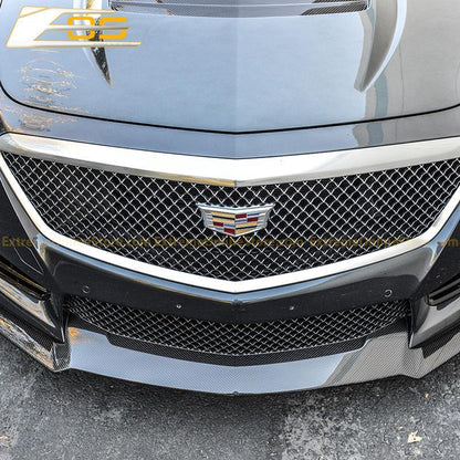 2016-19 Cadillac CTS-V Carbon Fiber Front Splitter Wheel Arch& Side Skirts Rockerst