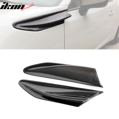 2013-2020 Scion FR-S Subaru BRZ Toyota 86 Side Fender Fin Carbon Fiber