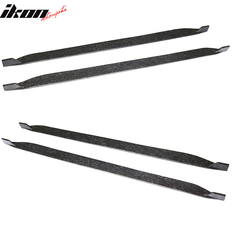 2015-2023 Ford Mustang S550 Coupe JC Side Skirts Forged Carbon Fiber
