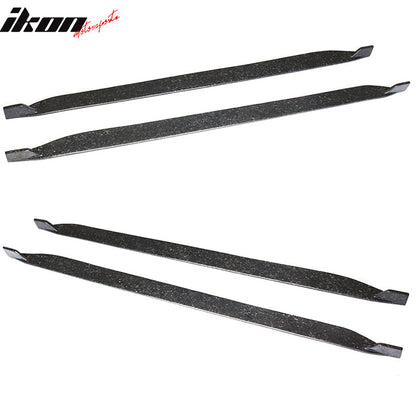 2015-2023 Ford Mustang S550 Coupe JC Side Skirts Forged Carbon Fiber