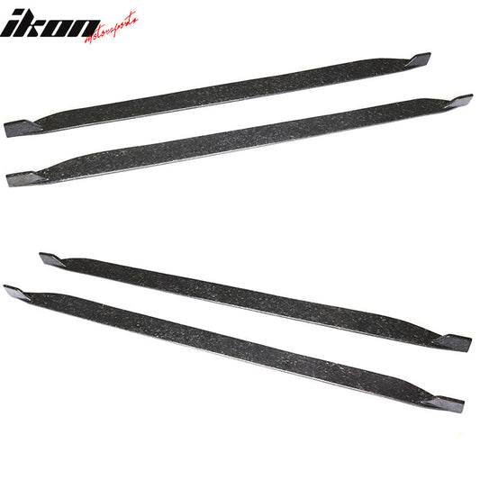 2015-2023 Ford Mustang S550 Coupe JC Side Skirts Forged Carbon Fiber
