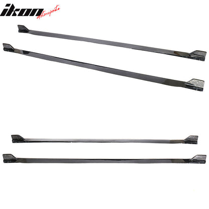 2015-2023 Ford Mustang S550 Coupe JC Side Skirts Forged Carbon Fiber