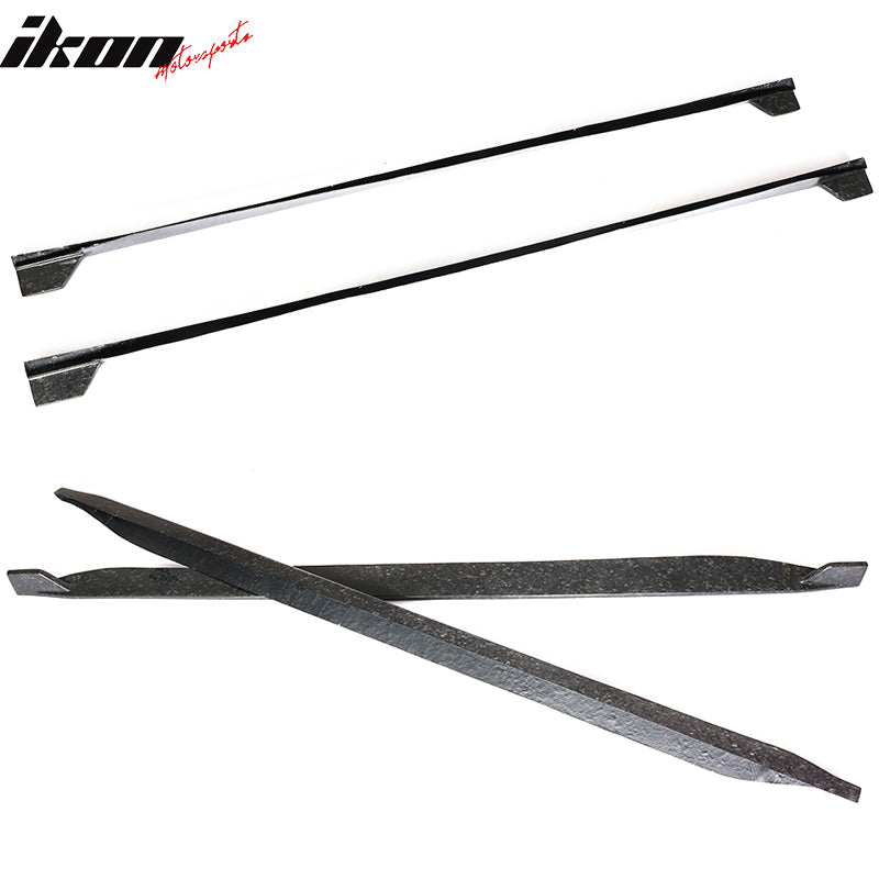 2015-2023 Ford Mustang S550 Coupe JC Side Skirts Forged Carbon Fiber