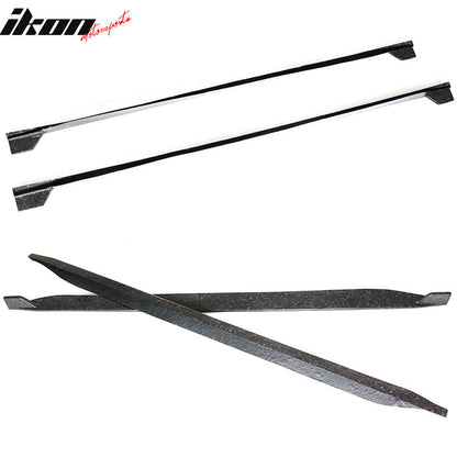 2015-2023 Ford Mustang S550 Coupe JC Side Skirts Forged Carbon Fiber