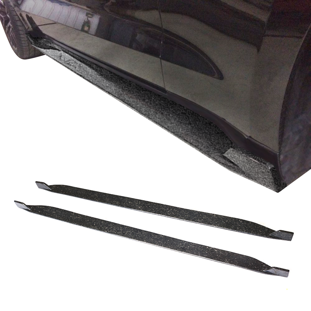 2015-2023 Ford Mustang S550 Coupe JC Side Skirts Forged Carbon Fiber