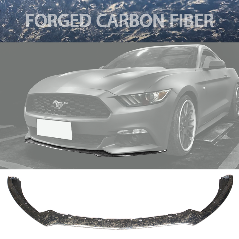 2015-2017 Ford Mustang Coupe OE Front Bumper Lip Forged Carbon Fiber