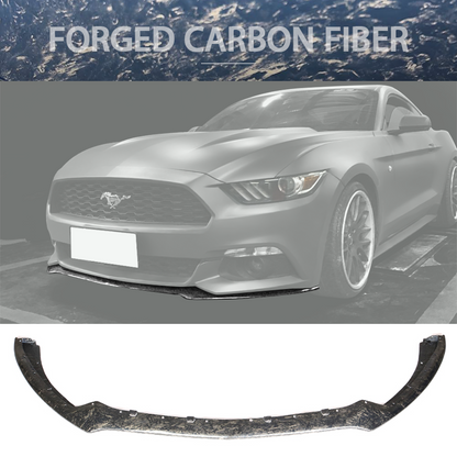 2015-2017 Ford Mustang Coupe OE Front Bumper Lip Forged Carbon Fiber